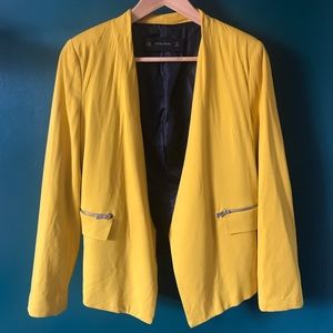 Zara Mustard Yellow Blazer